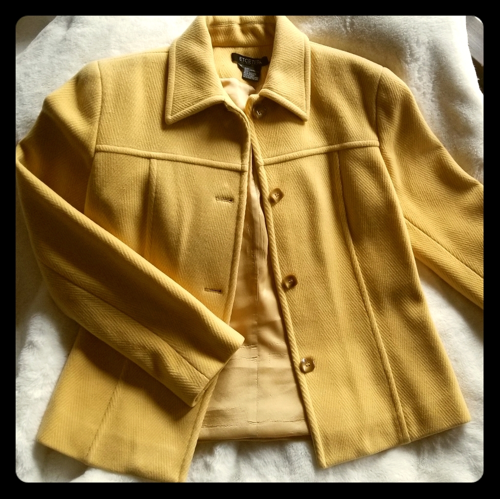 Etcetera Lambs Wool Coat, size 8
